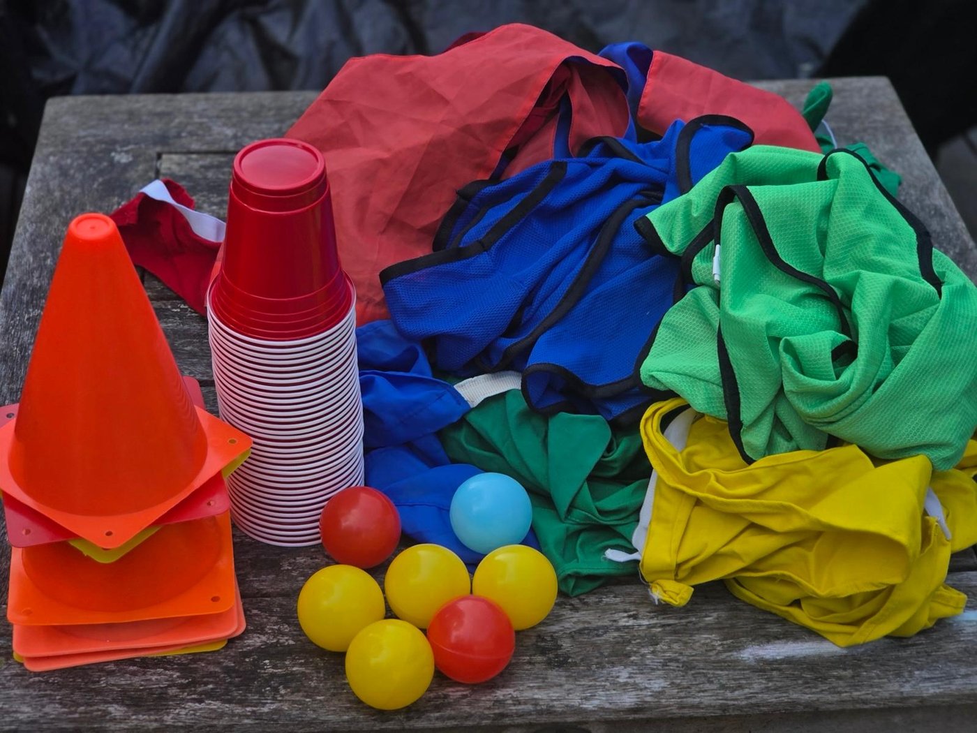 Activity equipment prepared for a session